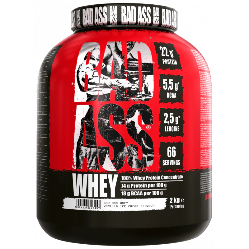 BAD ASS® WHEY 2kg Cookies With Cream | Białko Serwatkowe