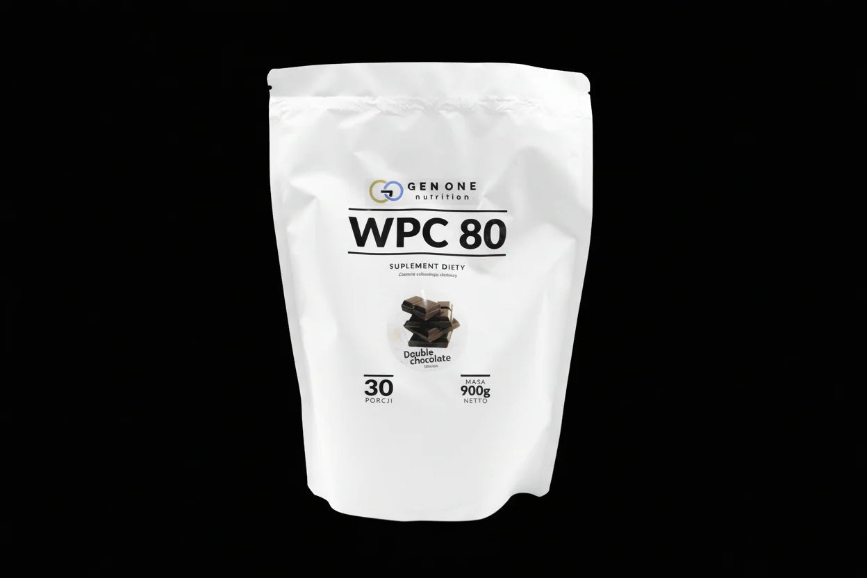 Gen One Nutrition WPC 80 Double Chocolate - Koncentrat Białka Serwatkowego 900g - Mutant Shop