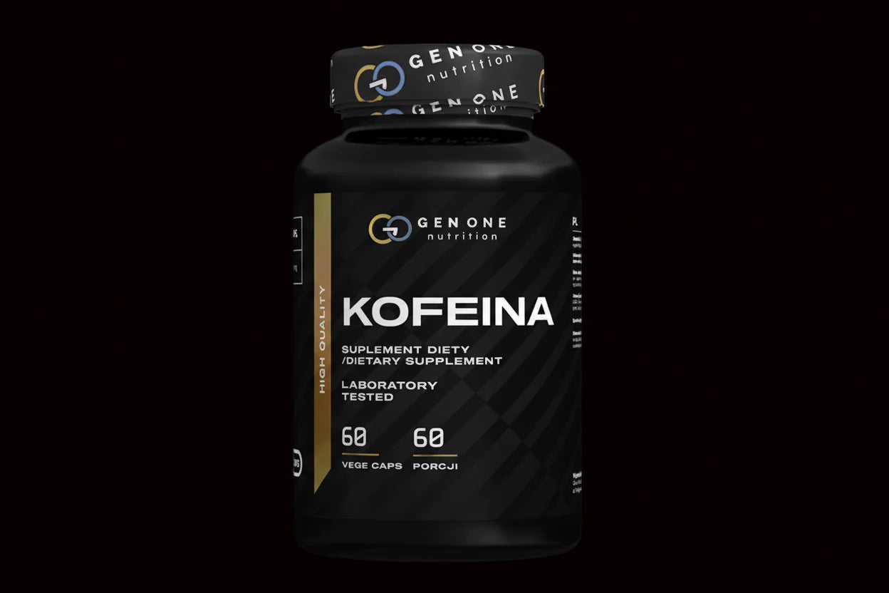 Kofeina 200mg 60 Kapsułek Vege - Gen One Nutrition