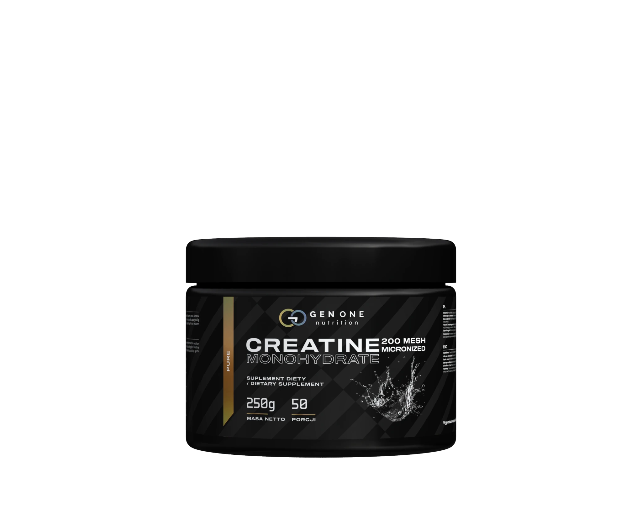 Kreatyna Monohydrat 250g - Gen One Nutrition - Mutant Shop