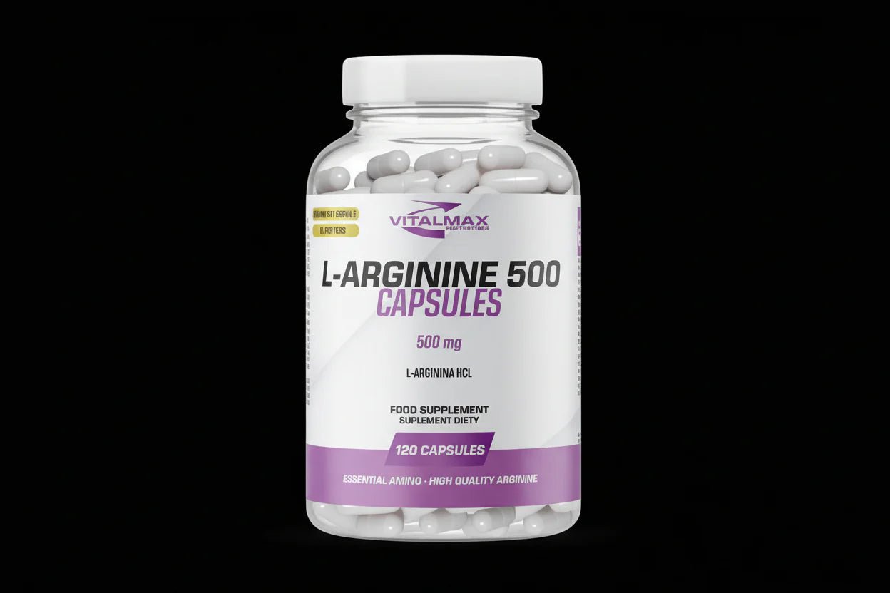L - Arginine 500 | 120 kapsułek - Vitalmax Nutrition - Mutant Shop