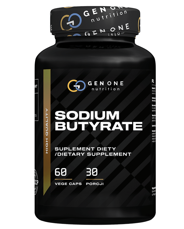 Sodium Butyrate 60 vcaps Maślan Sodu | Gen One Nutrition - Mutant Shop